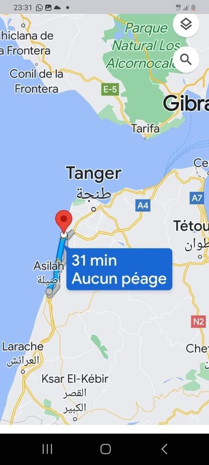 Appartement De Vacances Beralmar Chez Houda Asilah Εξωτερικό φωτογραφία